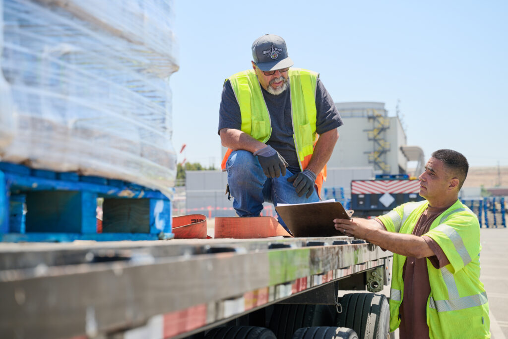 LADWP staff on site of repair work