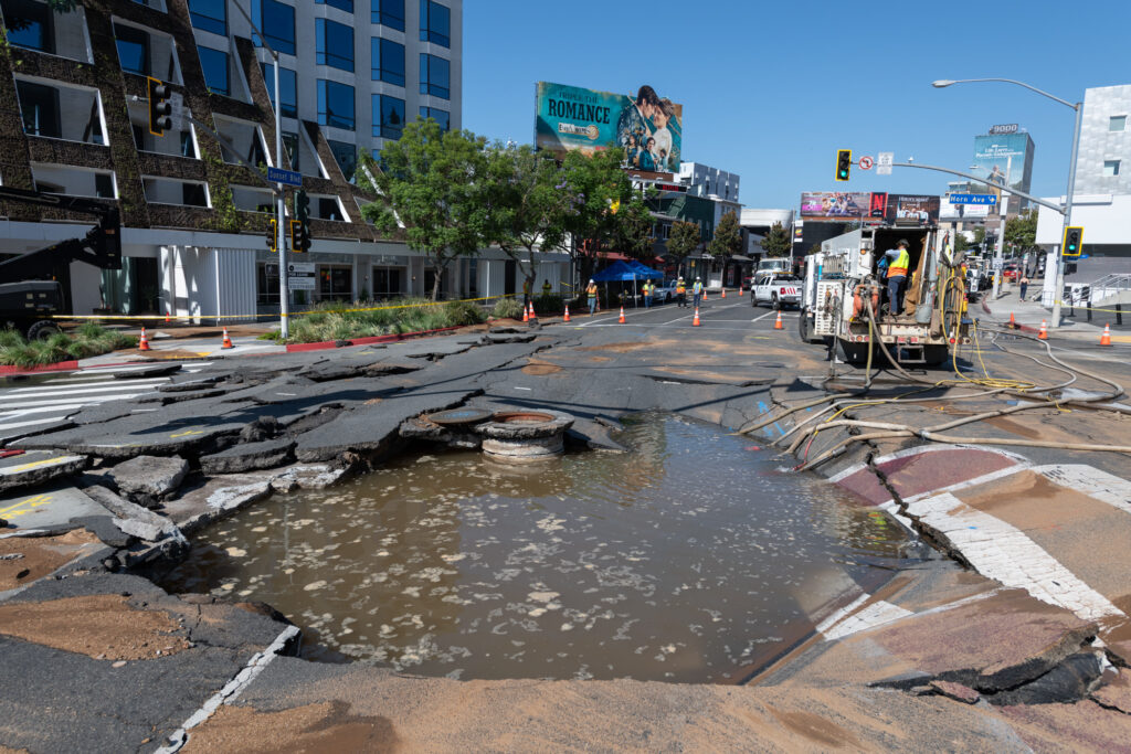 LADWP Continues Response Efforts Following West Hollywood Water Main Incident – 11 AM July 16, 2026