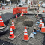 Paving Continues and Nears Completion on Sunset Blvd, Crews Work to Repair Pinhole Leak Identified Late Last Night – 8 AM July 23, 2026